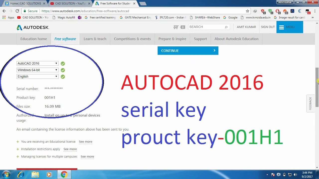 autodesk 2017 activation code